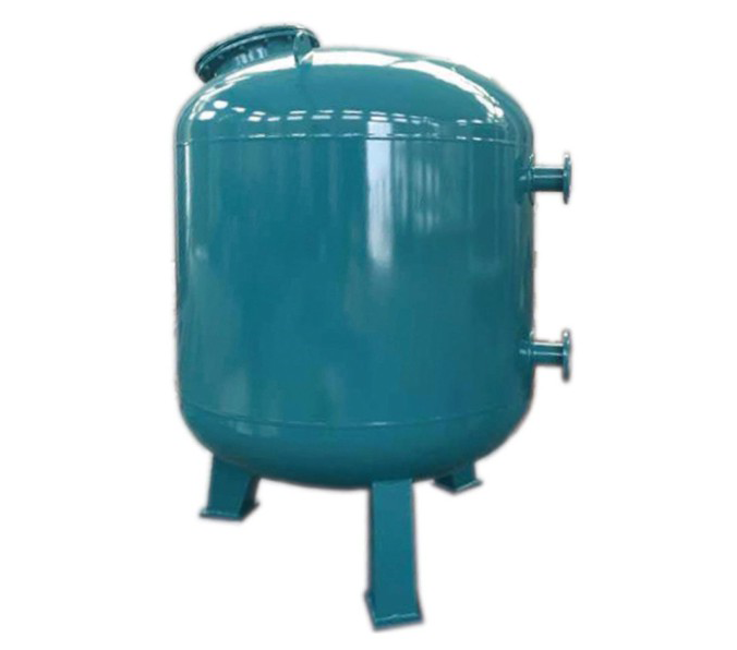 立式碳鋼內(nèi)襯膠石英砂過濾器