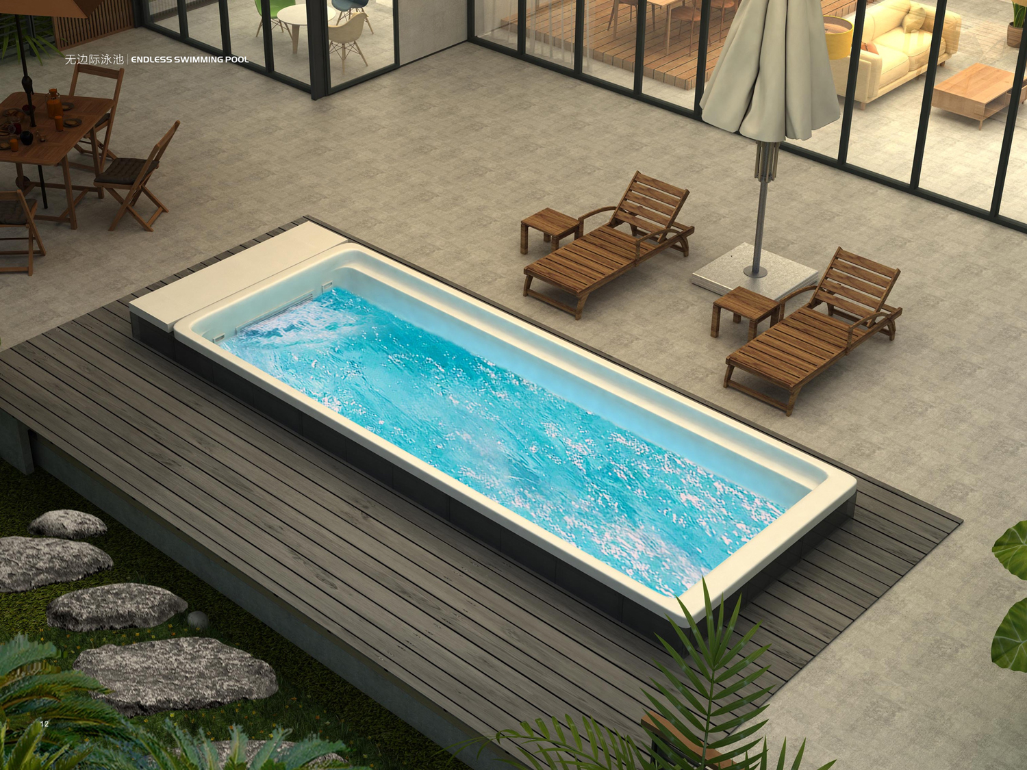 （別墅泳池）無(wú)邊際泳池EP39