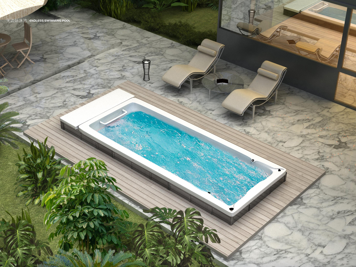 （別墅泳池）無(wú)邊際泳池EP38