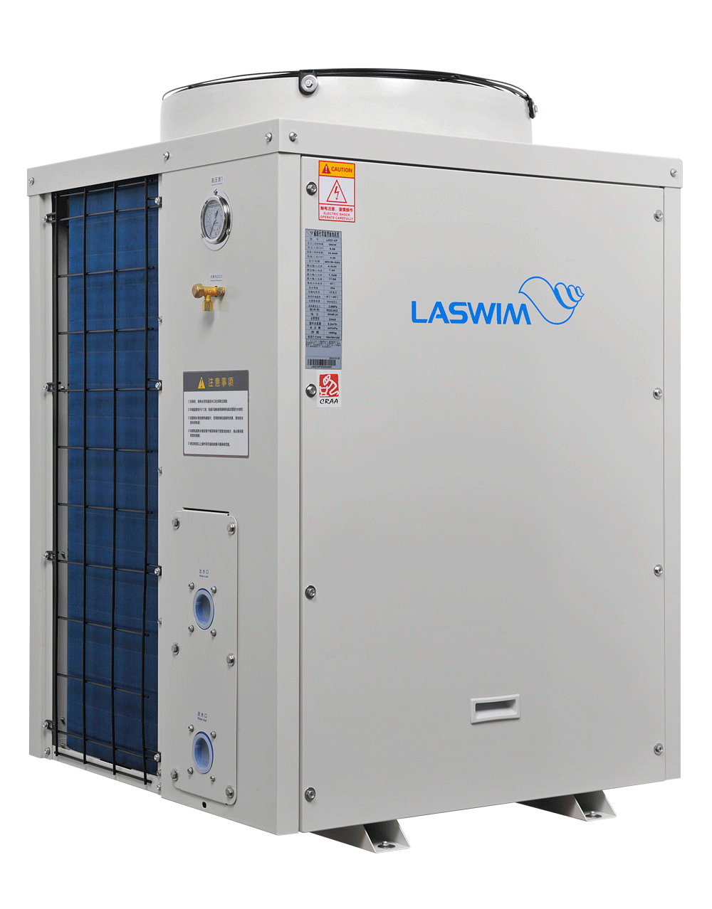 常溫型溫泉系列熱泵機(jī)組5-6匹機(jī)型(頂出風(fēng))