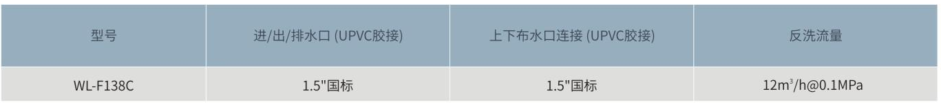 WL-138C泳池智能自動(dòng)多向閥（側(cè)出式）